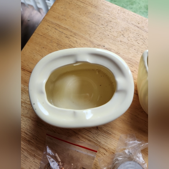 Ecru Ceramic Swan Potpurri Warmer Brand New with Potpourri and Tea Candle - Picture 3 of 4